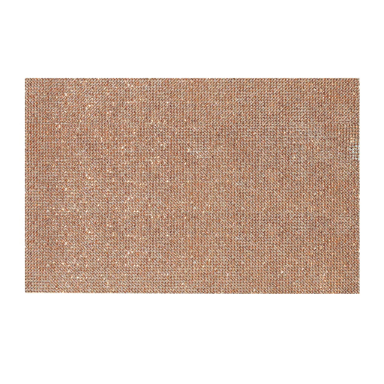 PEMXSWA Crystal Rhinestone Sticker DIY Car Decoration Sticker Self-Adhesive Glitter Rhinestones Crystal Gem Stickers for Car (Gold, 1PC)