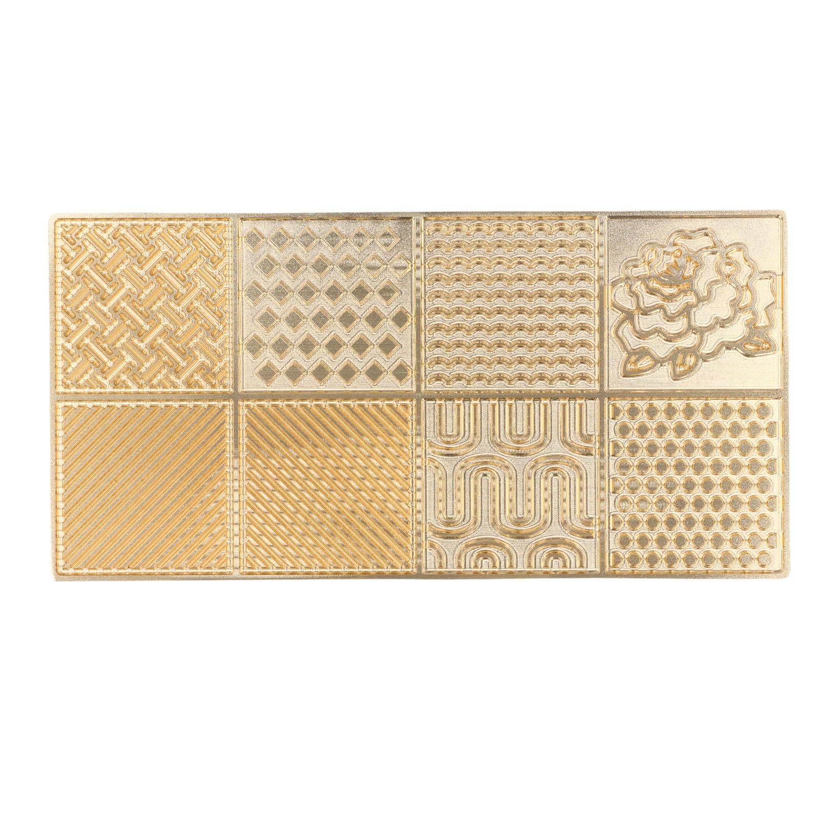 Brrnoo Bandeja de Cobre para Sellos de Cubitos de Hielo, Multiusos, Moderna, Fácil de Limpiar, para Bar, Fiesta, Cóctel (d02)