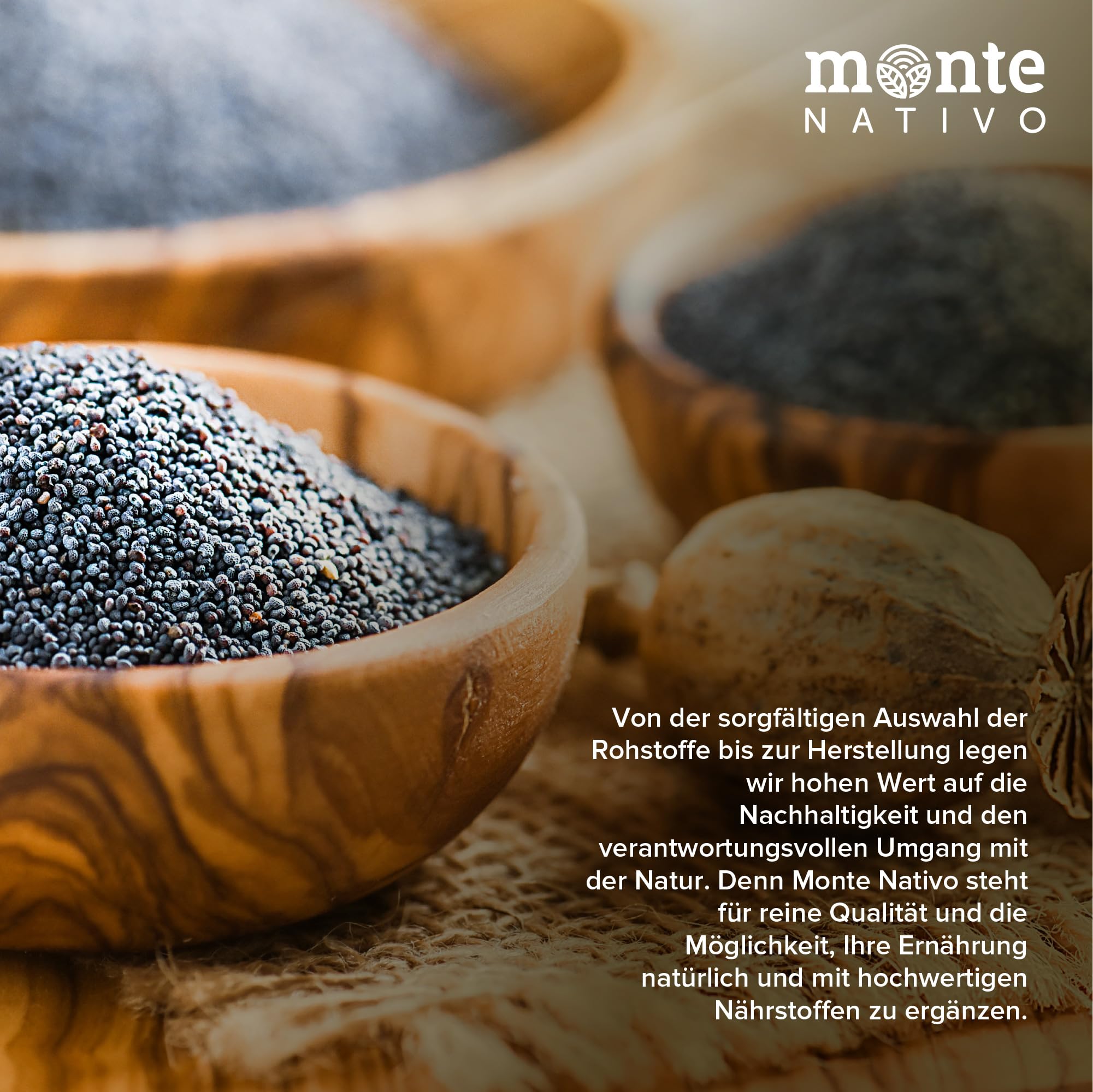Semillas de Amapola Monte Nativo (500g) - Semillas Amapola para Cocinar - Perfectas para Crackers - Poppy Seeds