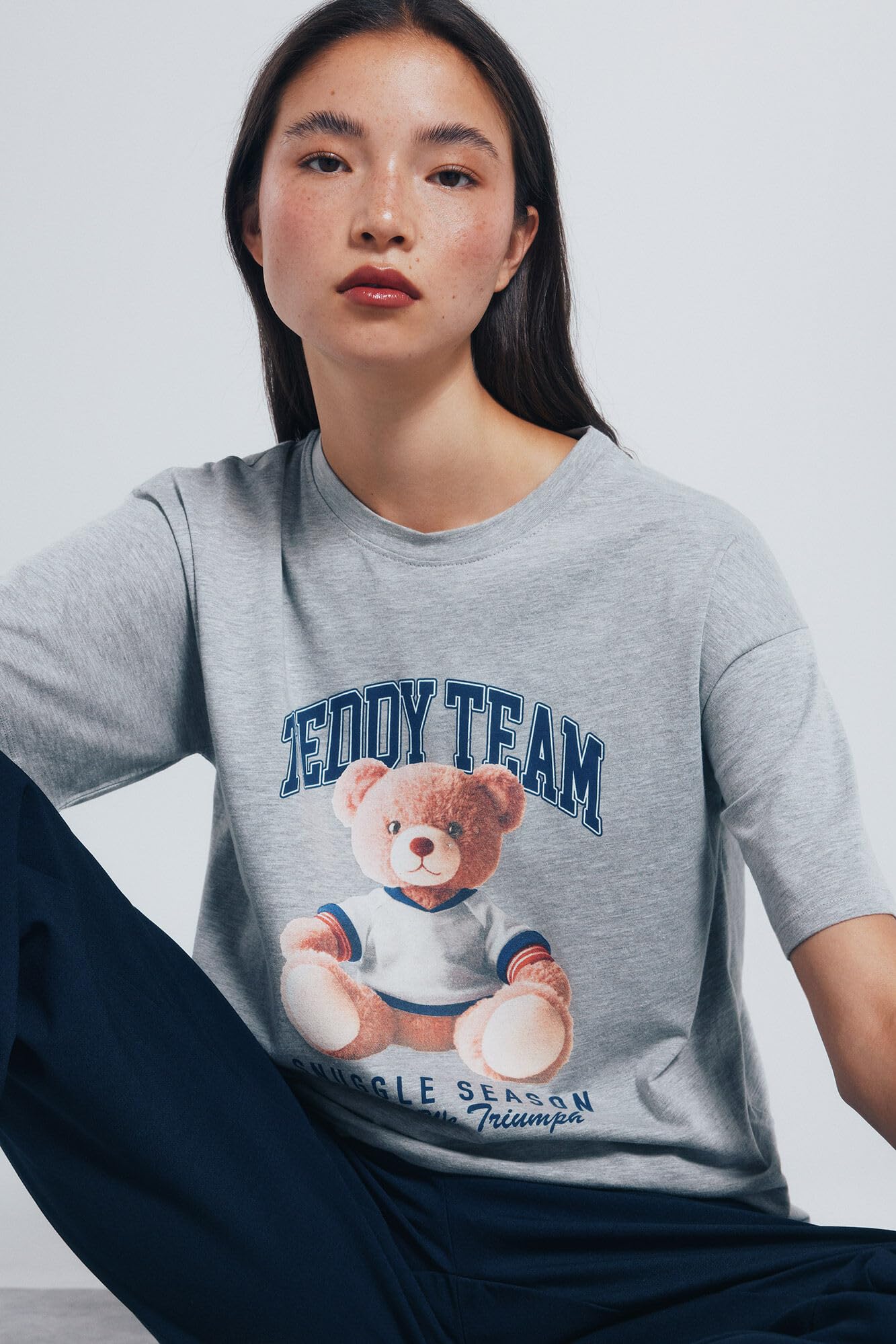SPRINGFIELD Teddy Bear Short Sleeve T-Shirt Camiseta De Manga Corta Mujer