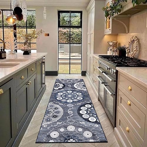 Miniatura 418 de CAMILSON Indoor Outdoor Rug 5x7 Bohemian Medallion Floral Area Rugs for Indoor and Outdoor Patios Easy-Cleaning Non-Shedding Living Room Garden and
