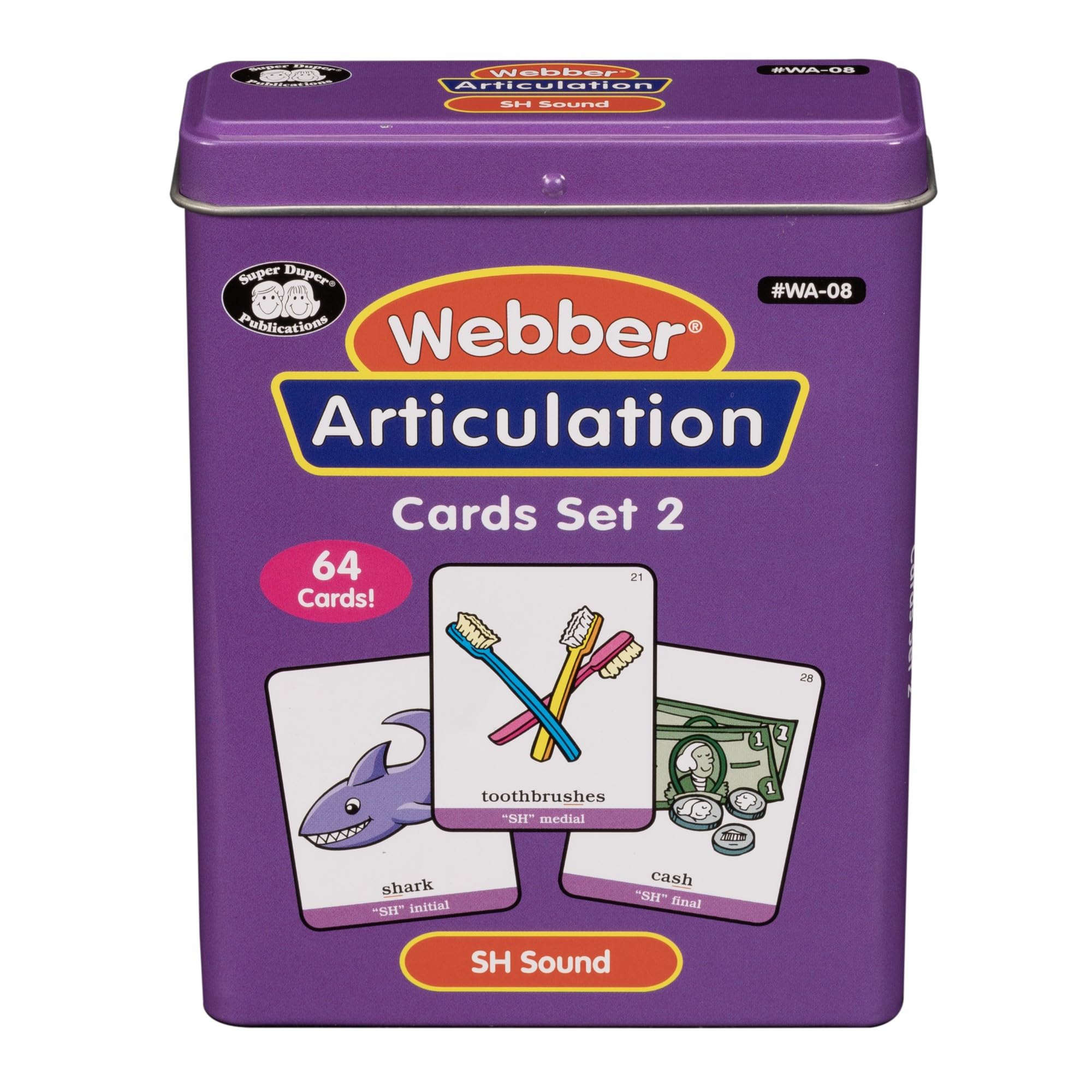 Super Duper Publications | Articulation SH Sound Fun Deck | Vocabulary and Language Development Flash Cards | Educational Learning Materials for Children