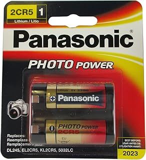 Panasonic 6-Volt Photo Lithium Cylinder Battery (2CR5MPA1B) (2CR-5MPA1B)