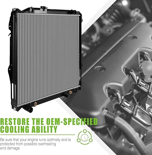 Miniatura 4 de SCITOO Radiador 1998 apto para Toyota 1996-2000 para 4Runner 2.7L 1996-2002 para Toyota para 4Runner 3.4L