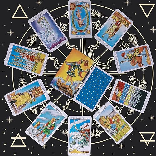 Miniatura 6 de Cartas de Tarot en Español: Cartas del Tarot Español, Cartas Originales del Tarot con Guía para Principiantes - Cartas de Tarot