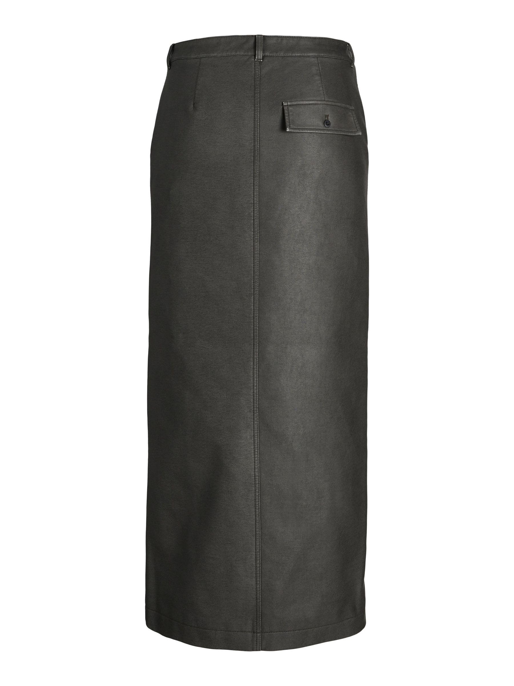 Jack & Jones Jxmaddy Reg Long MW PU Skirt Otw Falda Mujer (Pack de 1)