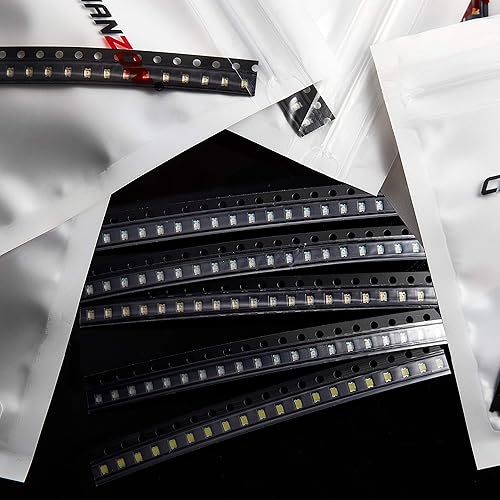 Miniatura 5 de Chanzon 5 colores x 20 piezas  100 piezas 0805 SMD LED Diodo Kit surtido de luces Mini Chip 0079in x 0047in para PCB DC 20mA Lámparas de bombilla de