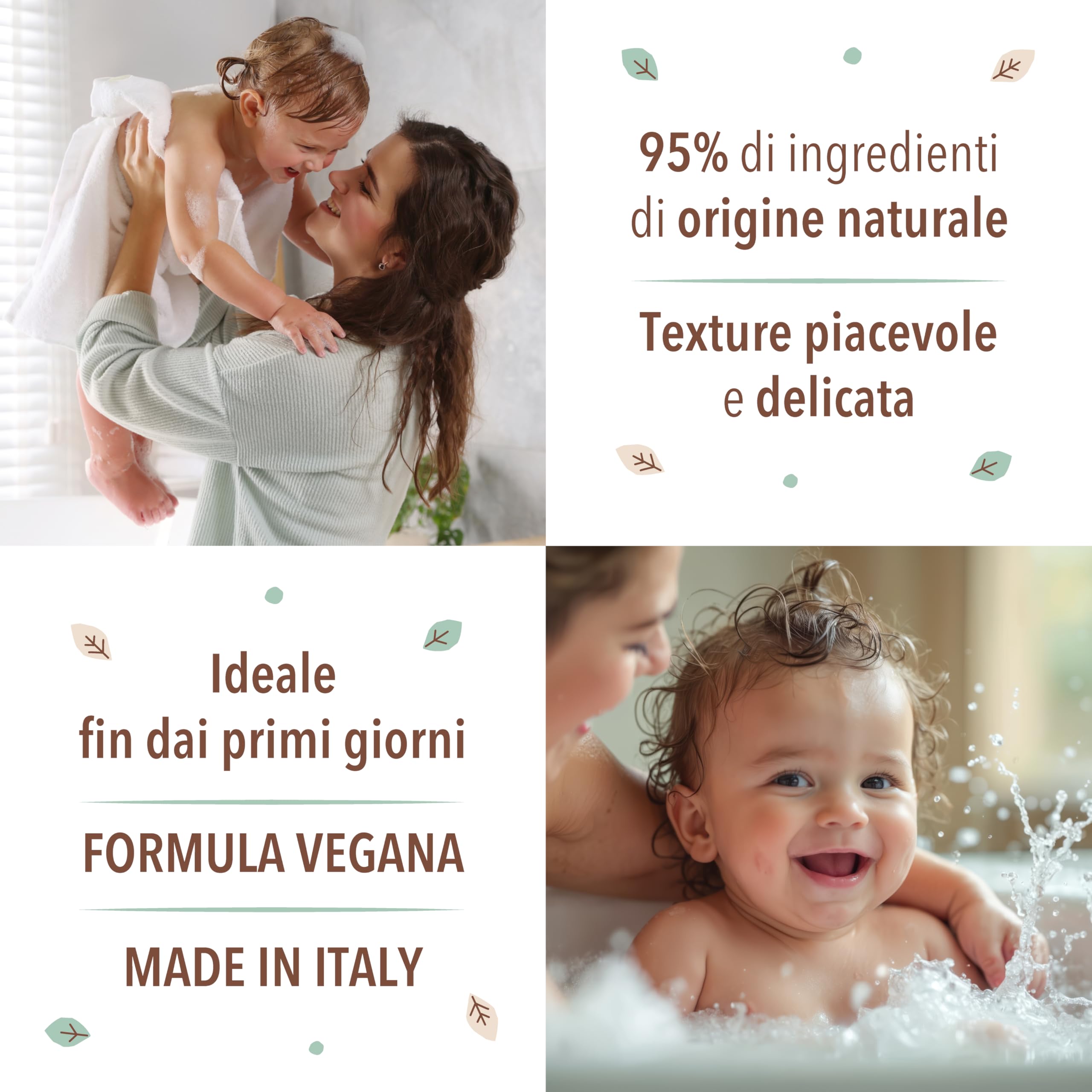 NATURAVERDE - Disney Baby Dumbo, Olio Massaggi Nutriente e Lenitivo 100ml, Con Estratti Vegetali, Ideale per Neonati