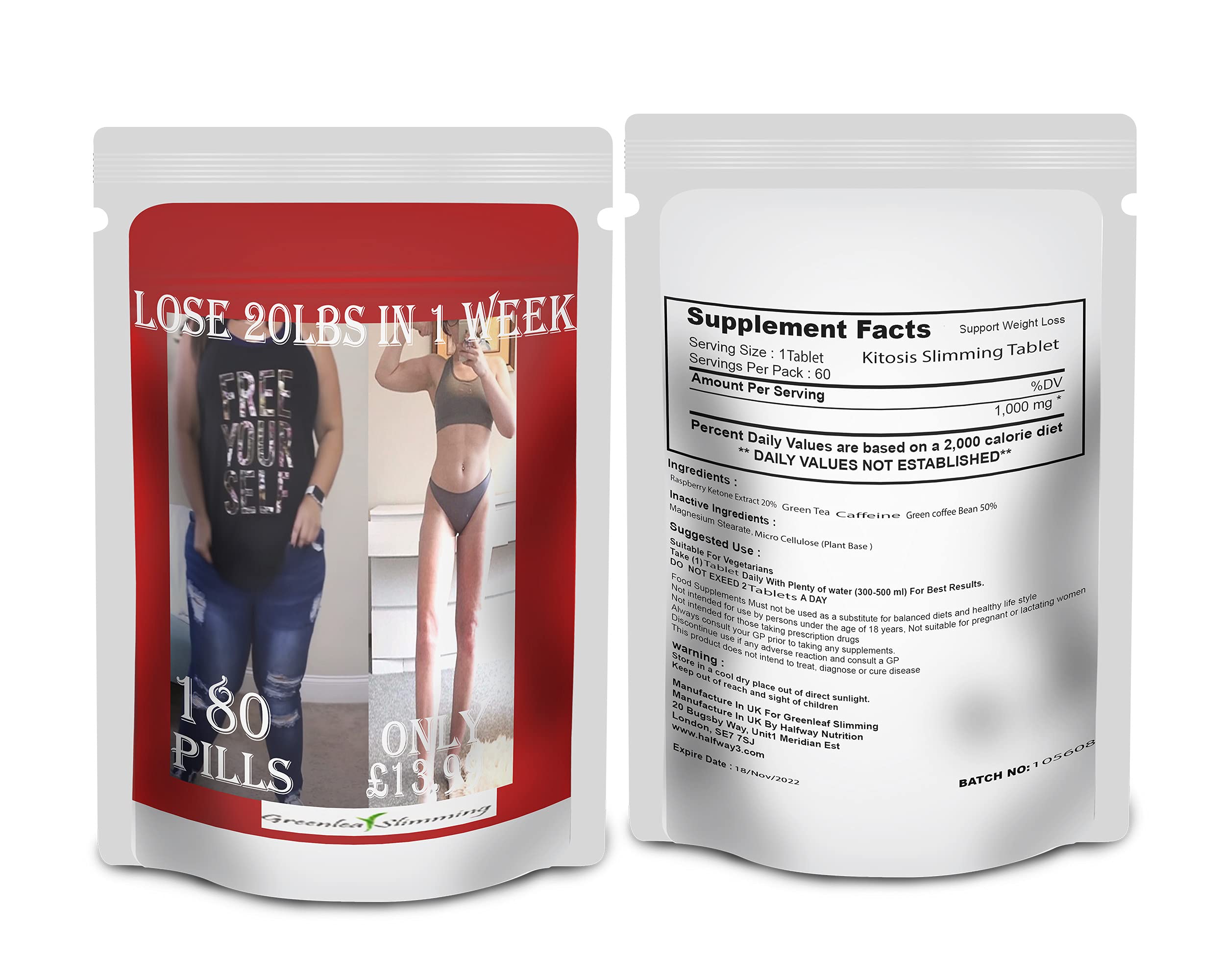 Ketogenic Fat Burners - Keto Diet Pills Metabolism Booster Promotes Ketones Weight Loss Supplement for Men and Women Vegan Friendly (60 Tablets)