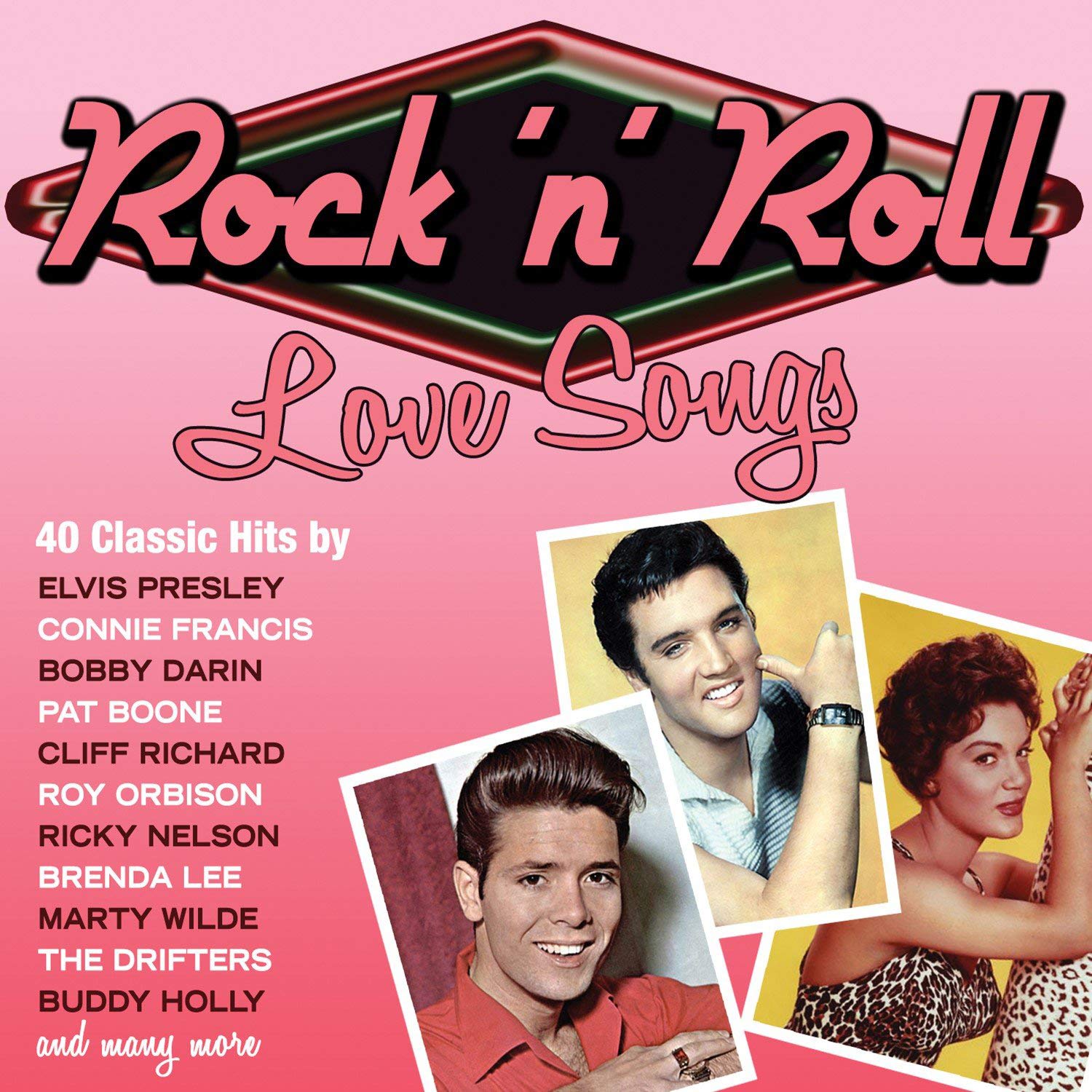 Various Artists Rock N Roll Love Songs CD New 824046323127