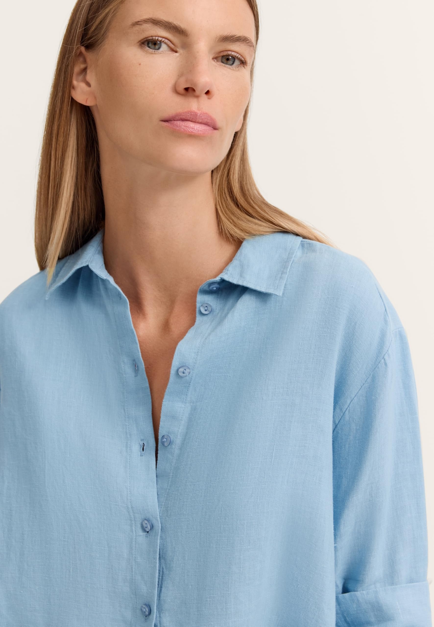 bugatti Damen Bluse W3749-13034 | Modern Fit aus 100% Leinen