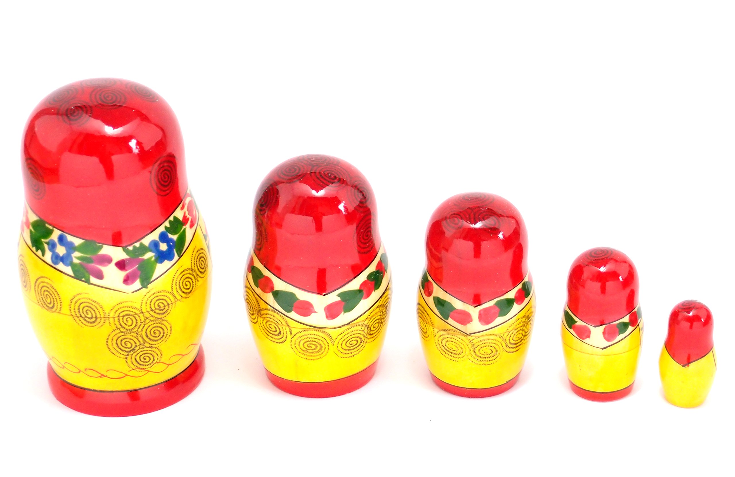 Amazon | セミョーノフ産 マトリョーシカ 5個組 アニュータ