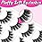 Veleasha Lashes 5D Faux Mink Lashes 100% Handmade Luxurious Volume Fake Eyelashes Lightweight Fluffy False Eyelashes 5 Pairs Pack (801)