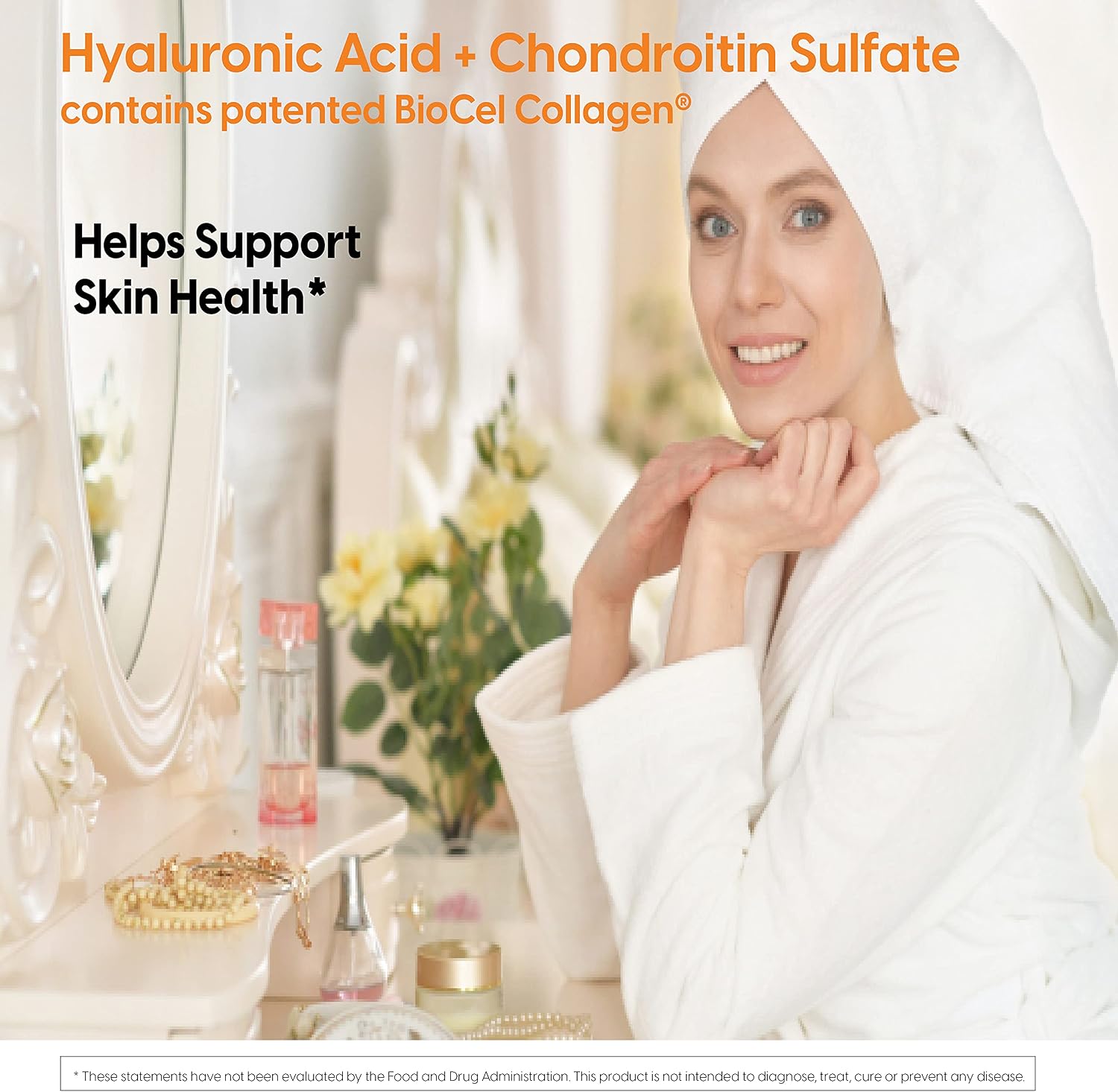 Doctor's Best Hyaluronic Acid with Chondroitin Sulfate, Non-GMO, Gluten Free, Soy Free, Joint Support, 60 Caps