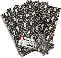 Vista 9 de Pro Supply Global Papel de seda impreso con hojas de otoño para bolsas de regalo o cajas y envoltura, papel de seda decorativo de otoño a granel