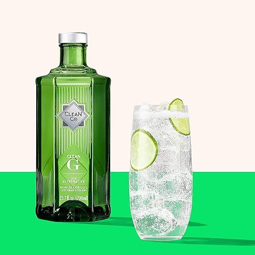 Miniatura 3 de CleanCo Clean G sin alcohol, alcohol alternativo a la ginebra, bajo en calorías, sin azúcar, sin edulcorantes, saborizante botánico, vegano, sin