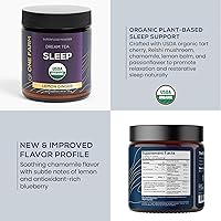 Vista 7 de Mezcla orgánica de superalimentos para dormir, sin OMG, sin gluten, descanso y relajación, vegano, valeriana, manzanilla, casquetas, amapola