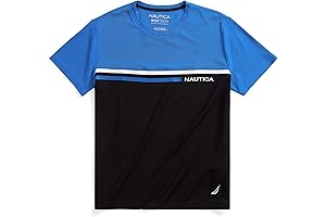 Men's Nautica Blue Colorblock Tee