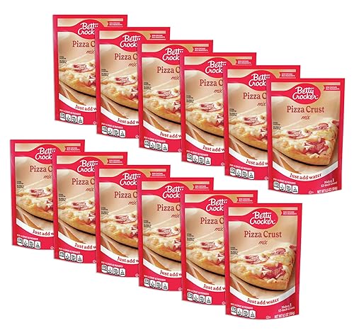 Miniatura 9 de Betty Crocker Mezcla de masa de pizza, bolsas de 6.5 onzas (paquete de 6)