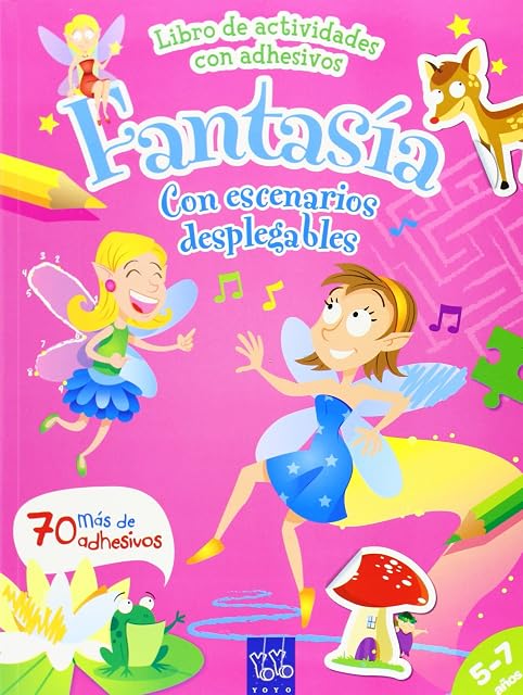 Portada de Fantasia 4: Actividades con Adhesivos