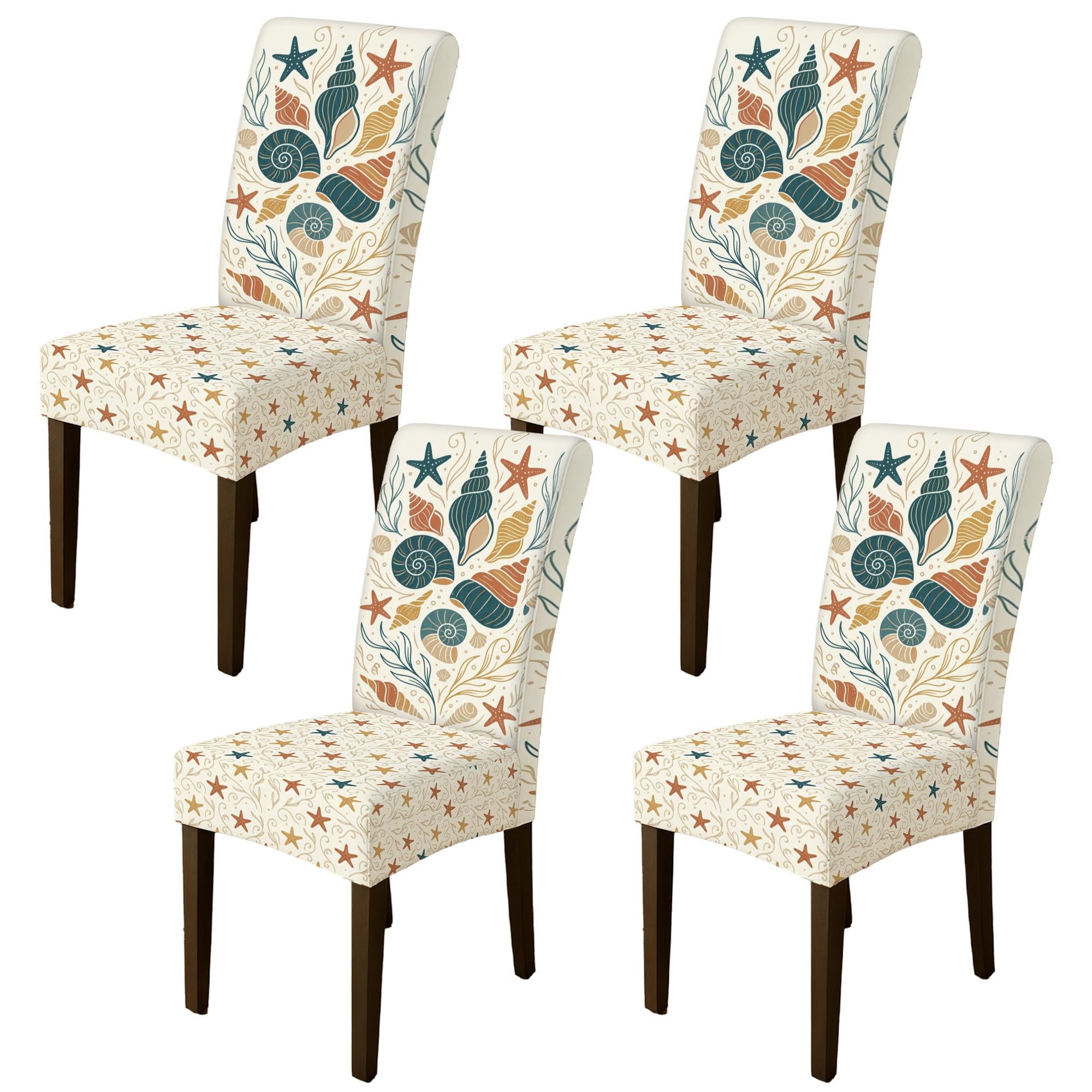 Housse de chaise lavable et extensible, protection douce en élasthanne pour cuisine