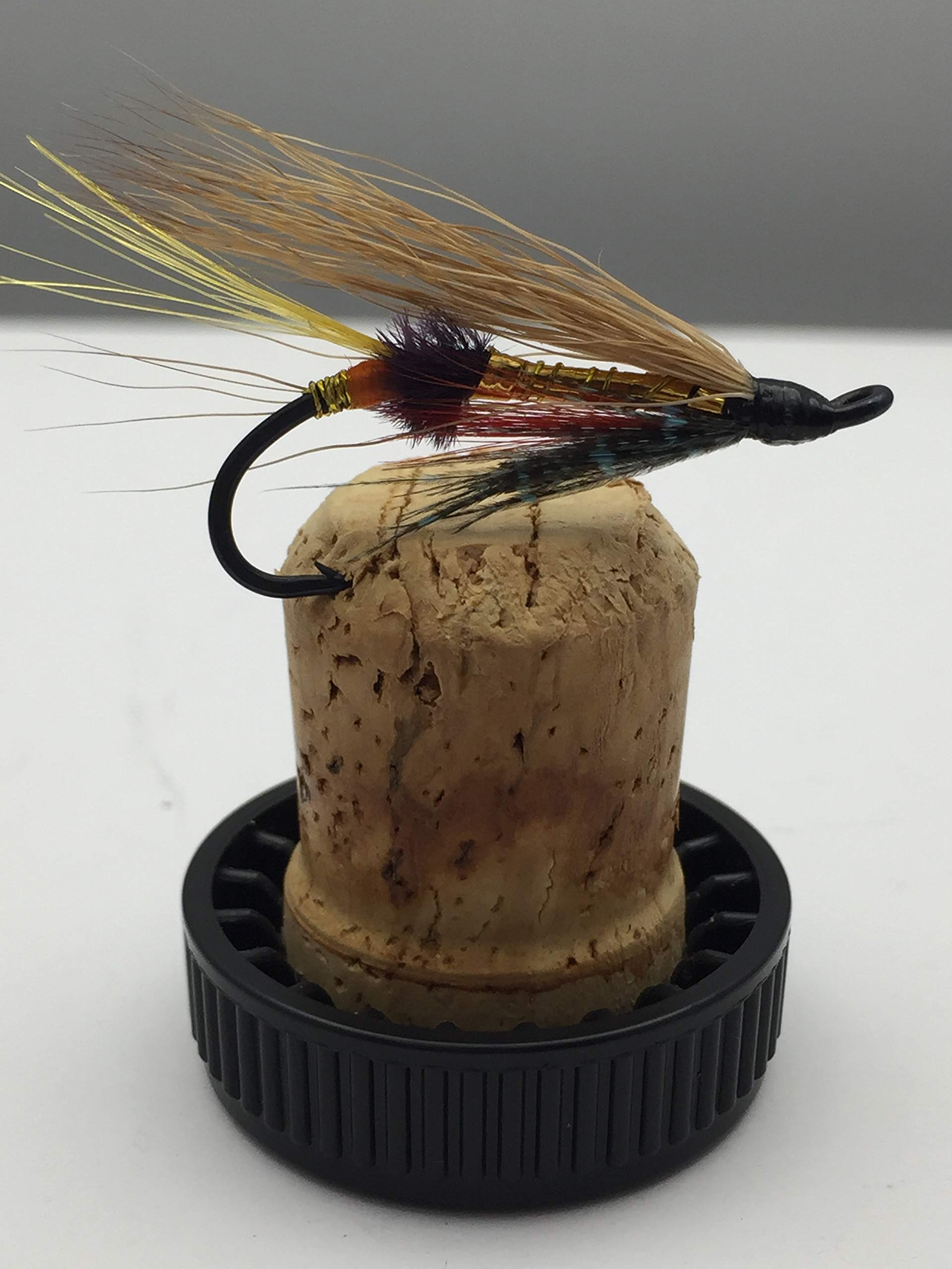 Salmon Flies Dunkeld singles size 6 Pack of EIGHT UK Quality tied flies PACK#128B