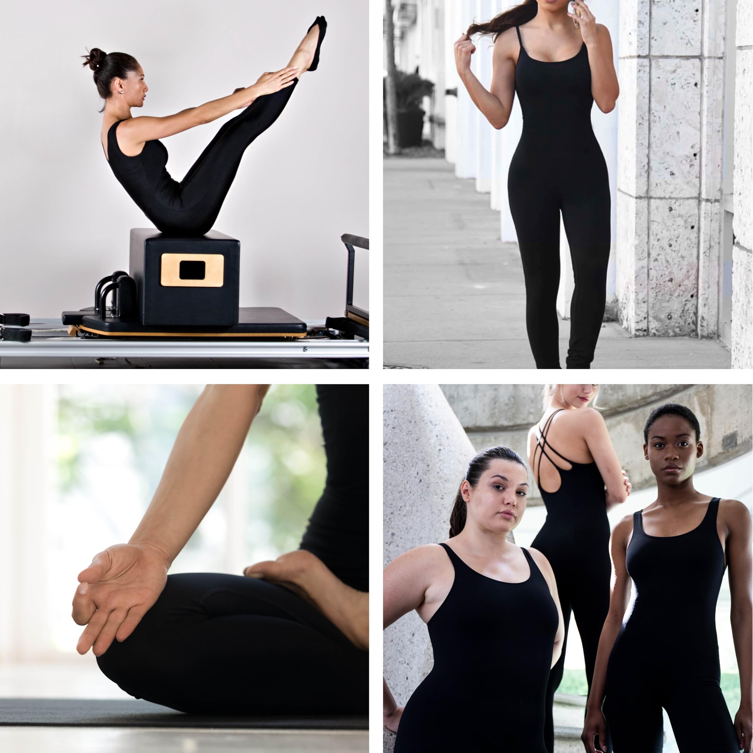 Risalti Combinaison Femme, Tenue De Sport Femme élégante - Ensemble De Sport Femme De Yoga, Jumpsuit Femme De Fitness, Combinaison Gainante Femme, Combinaison Sexy Pour Femme- Made In Italy