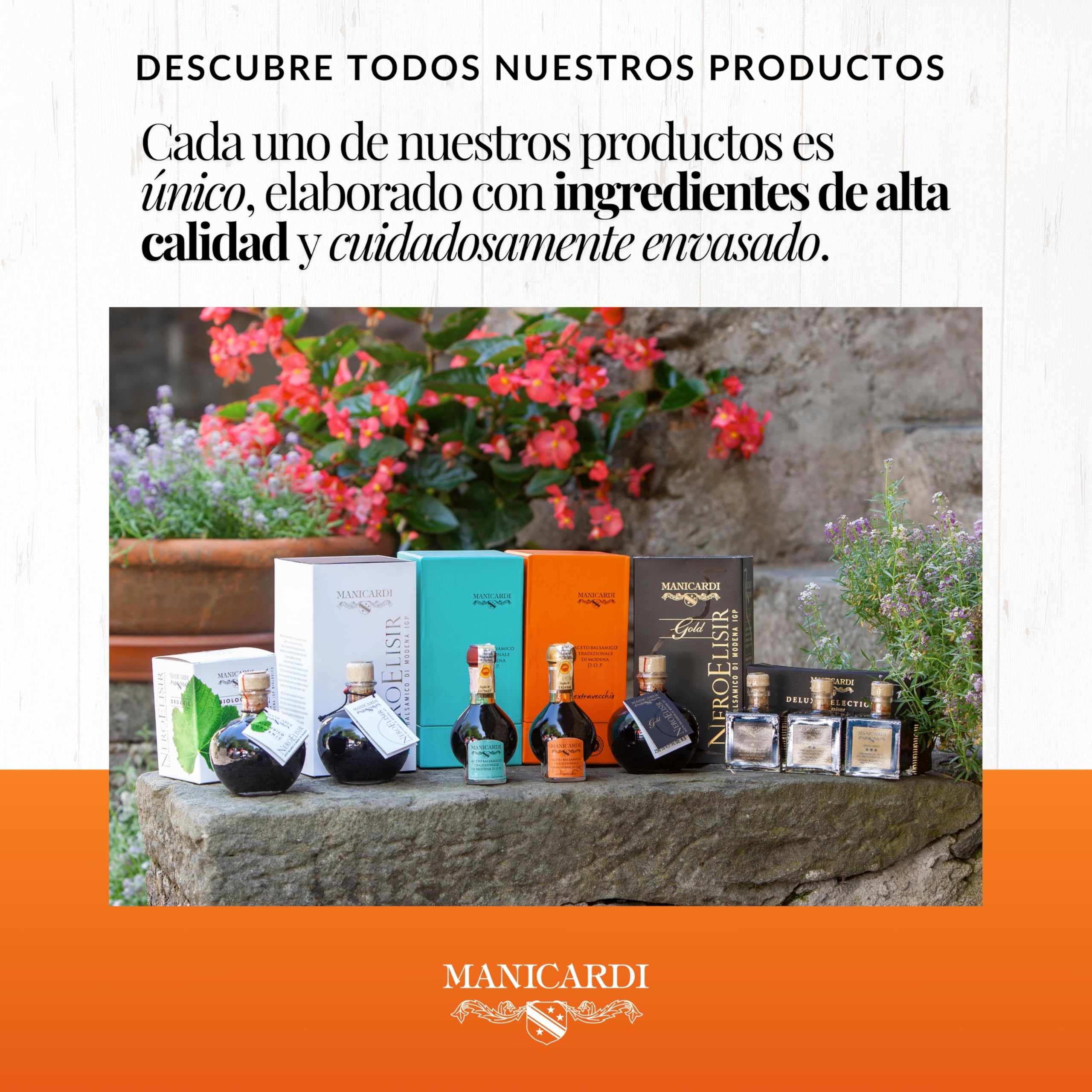 MANICARDI Vinagre Balsámico Tradicional de Módena DOP Extravejo – Envejecido 25 Años, Perfecto para Snacks, Pasta, Verduras, Aderezos para Ensalada y Carne – Producto en Italia, 100 ml