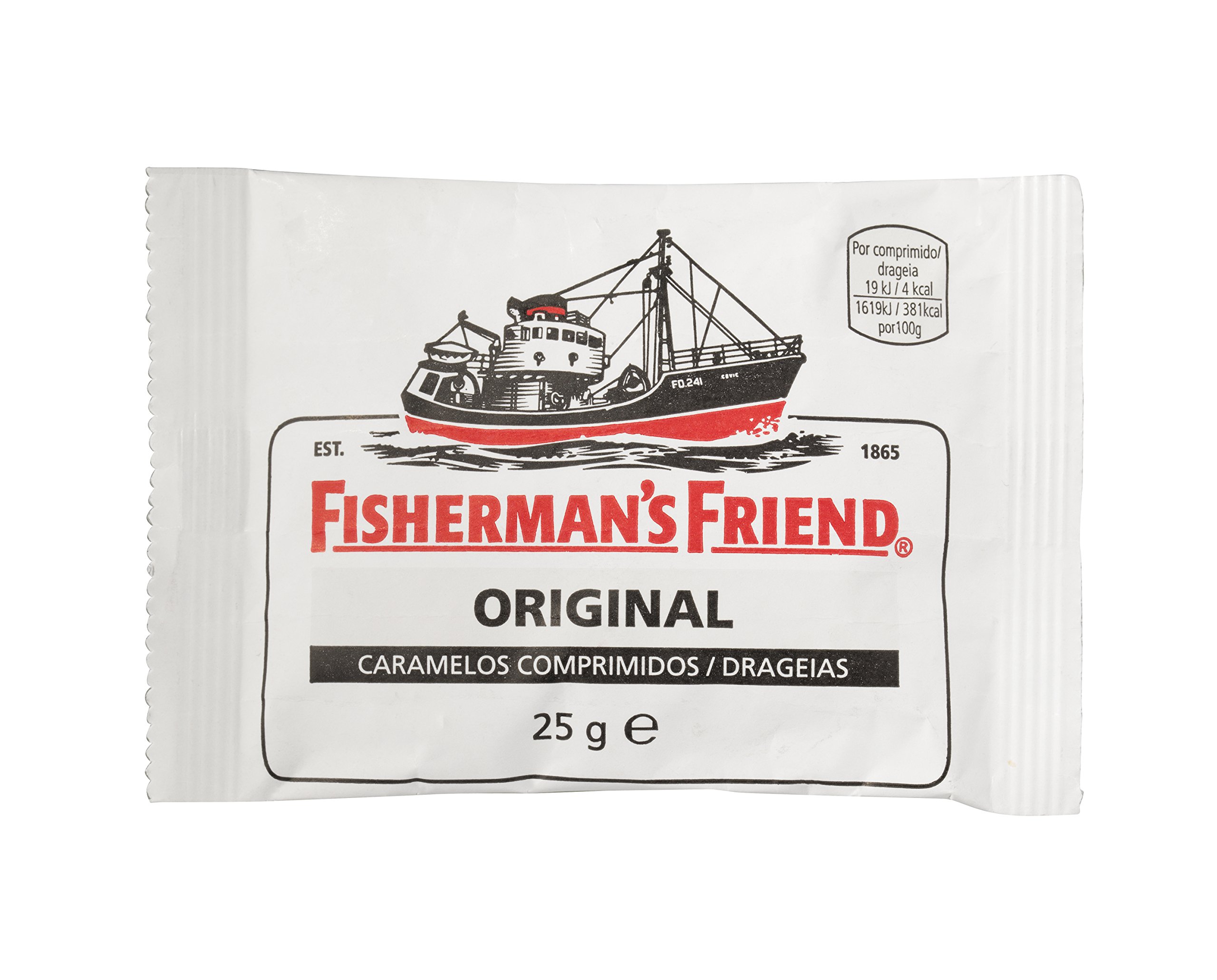 Fisherman's Friend Original, Caramelo Comprimido - 24 unidades de 25 gr. (Total 600 gr.)