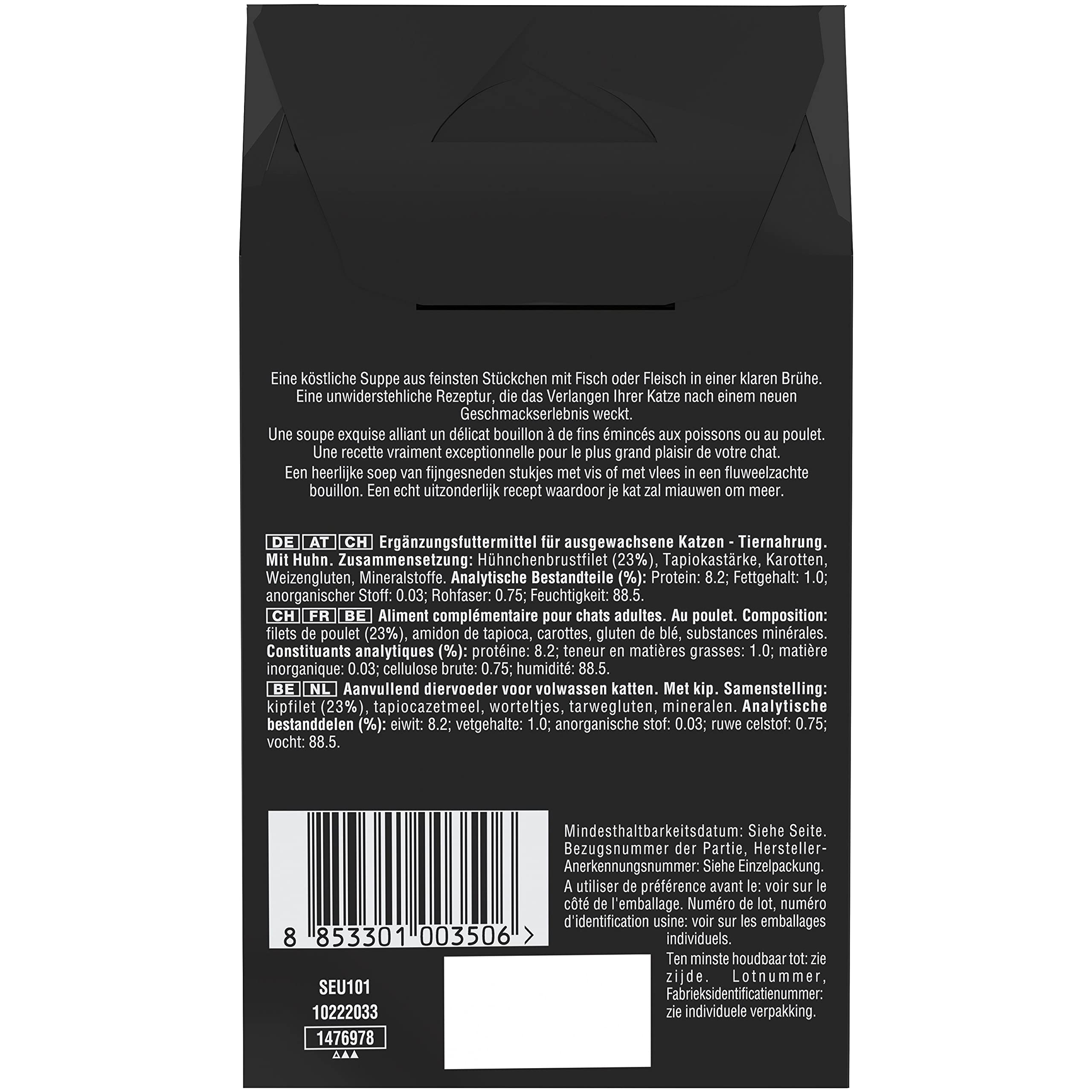 Sheba Multipack Soup – Comida húmeda para Gatos en Bolsa de porciones – Pollo – 40 x 40 g