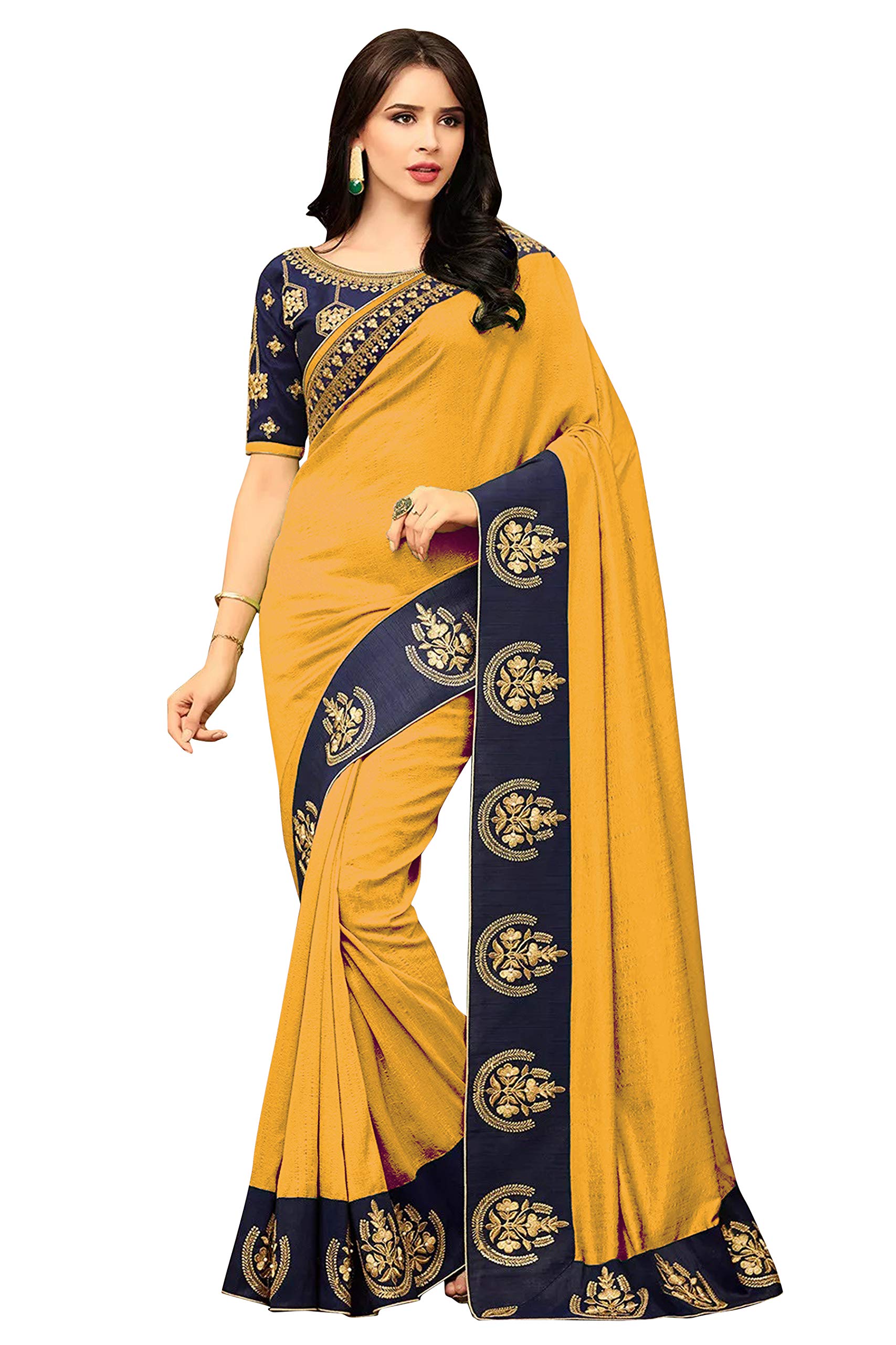 GenericSRUJAMI TEX embroidered Pure chiffon saree