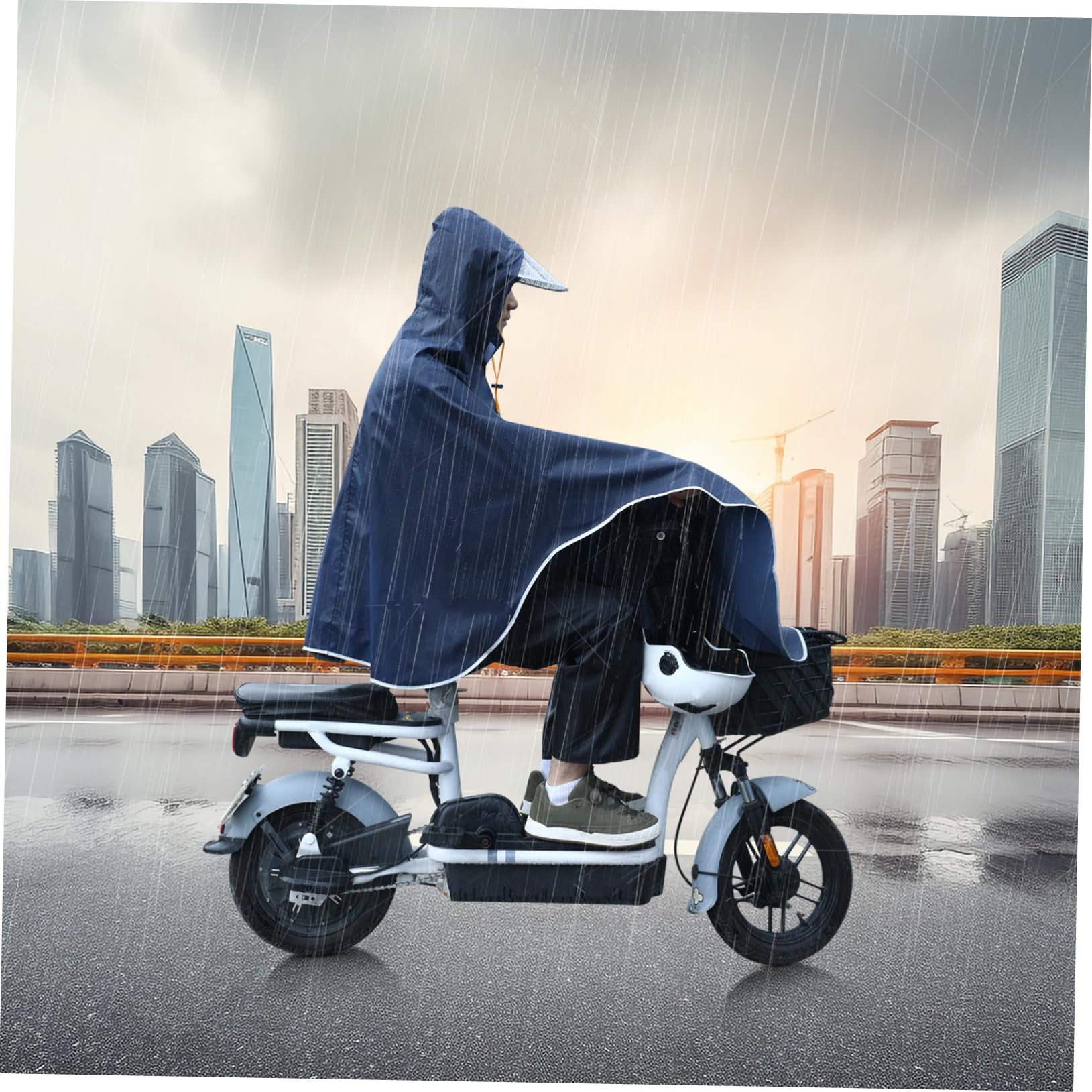 Abrigo para mujer, chaqueta ligera para mujer, impermeable, poncho para ciclismo, chaqueta de bicicleta, chal, capa para scooter, coche eléctrico, chaqueta masculina para hombre y mujer
