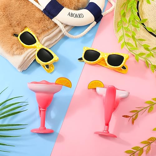Miniatura 7 de 4 clips para toallas de playa resistentes al viento para sillas de playa, patio y piscina, accesorios de dibujos animados, vasos de cóctel, clips
