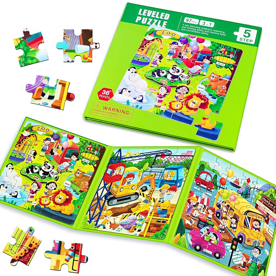 NH☆３kids Amazon.com: Magnetic Puzzles for Kids Ages 4-8, 3 in 1