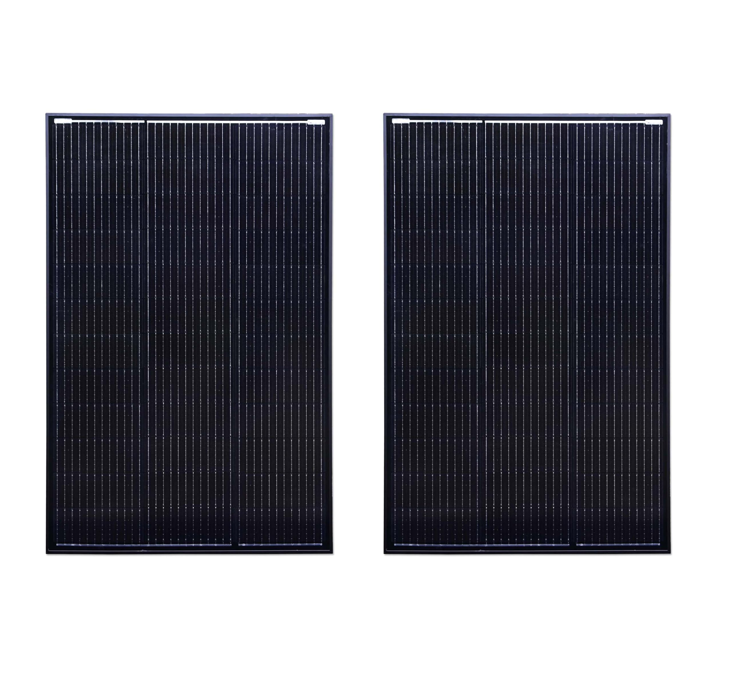 Lowenergie Black 150W Frame X 2 Mono Solar Panel Premium Quality Pv Photo-Voltaic Panel. Ideal For Caravans, Boats, Gardens, Camping & Motorhomes.