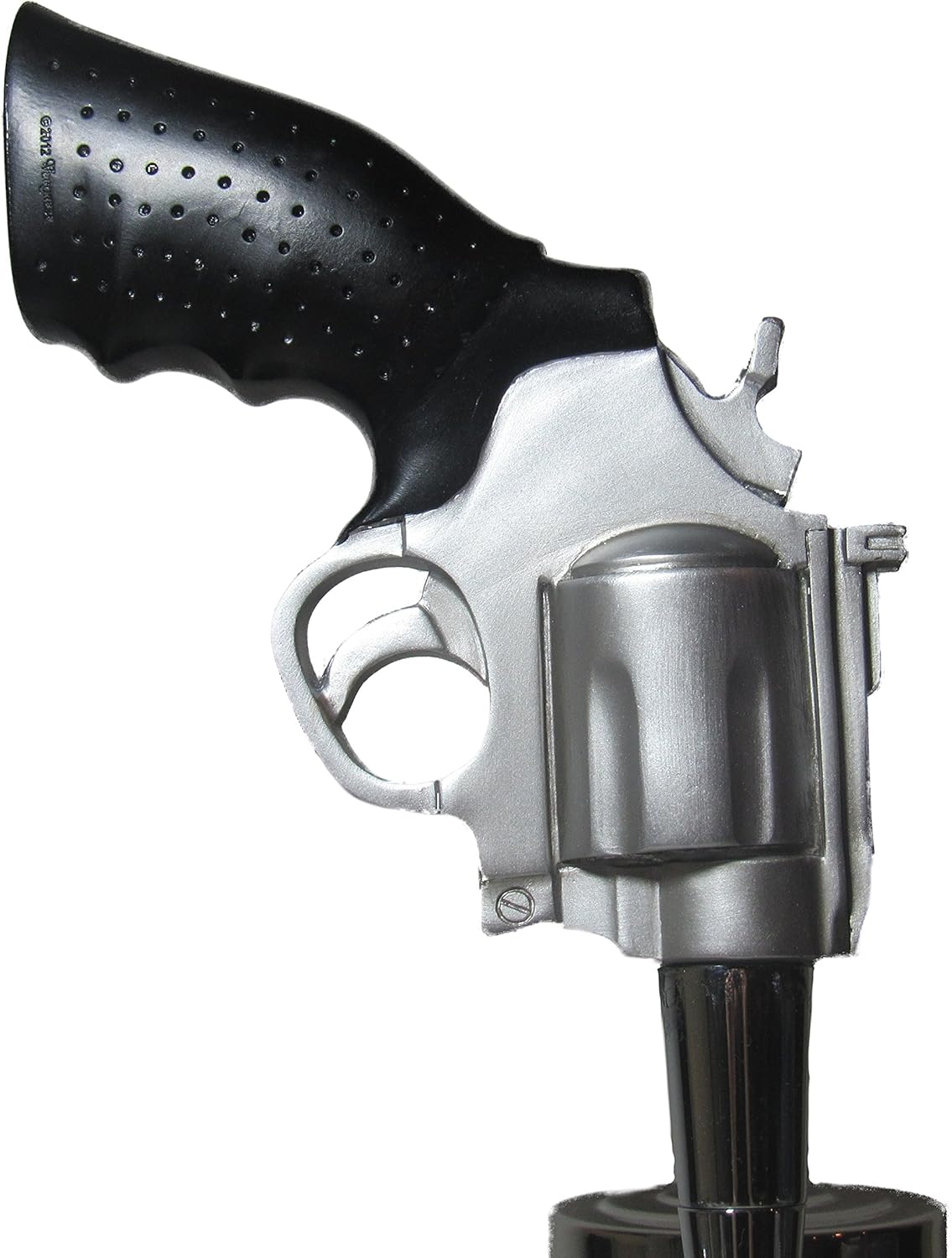 Kool Collectibles Silver Revolver Pistol Grip Beer Tap Handle Sports Bar Kegerator Breweriana Gun