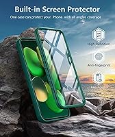 Vista 2 de FNTCASE Funda para Samsung Galaxy S23: funda móvil resistente a prueba de caídas Diseño delgado híbrido de TPU con textura mate a prueba de golpes