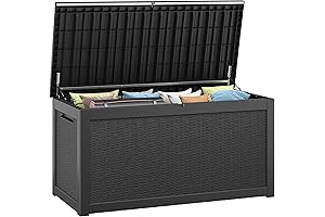 260-Gallon Resin Weatherproof Outdoor Storage Box