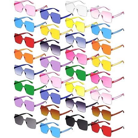 51-Pack of Fun Party Sunglasses for Adults and Kids