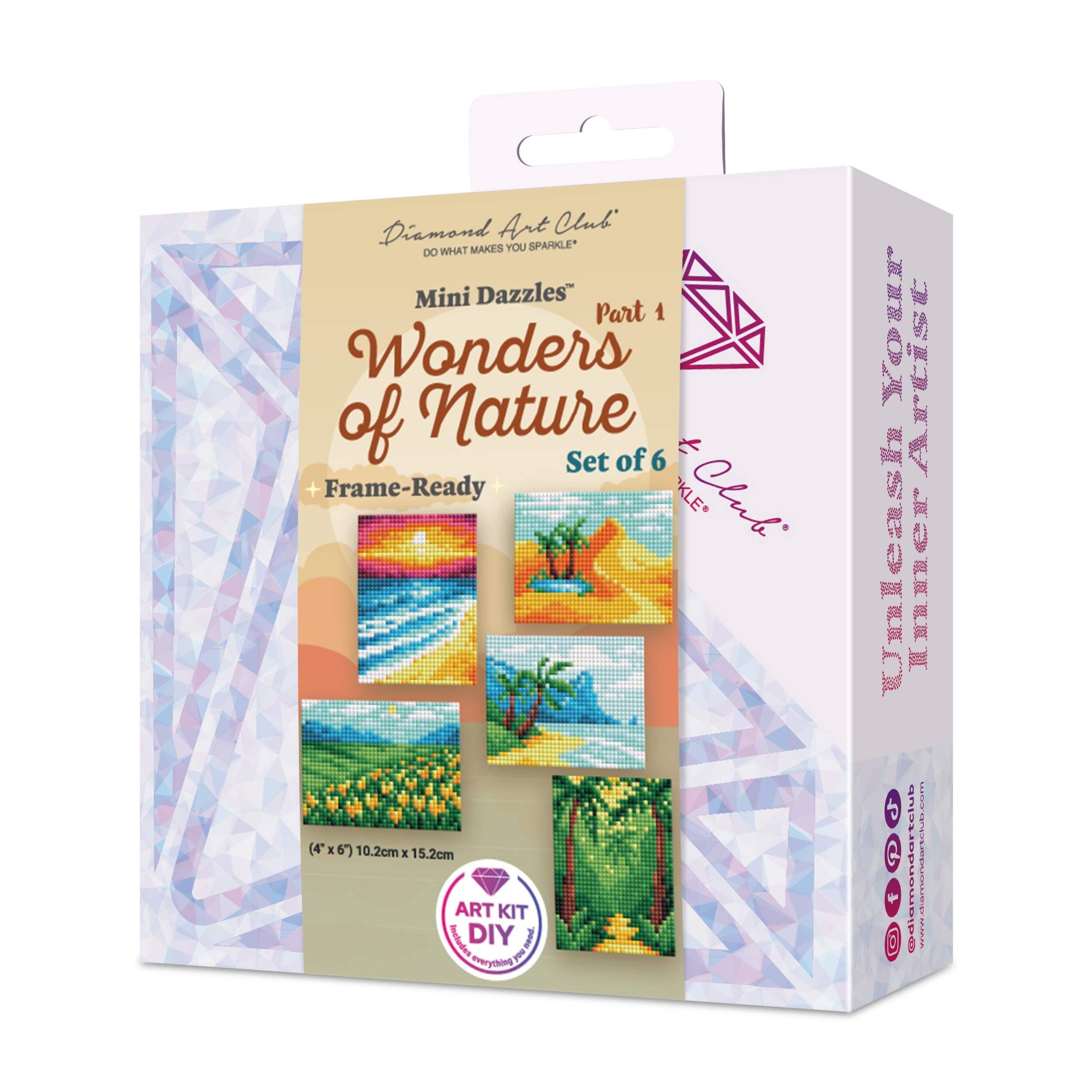 Amazon.com: DIAMOND ART CLUB Mini Dazzles - Wonders of Nature Part