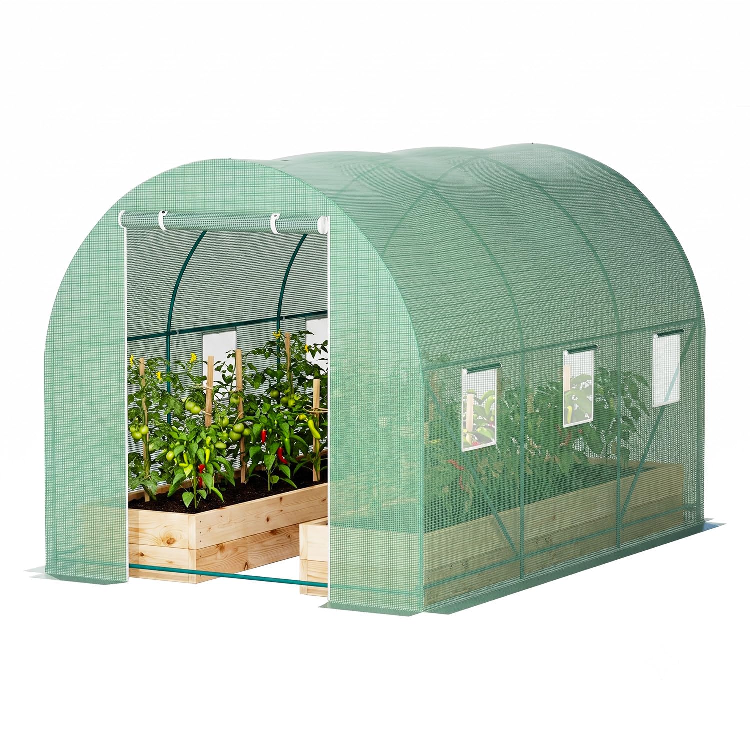 Amazon.com : 10'x7'x7' Green House Portable Greenhouse Large Walk