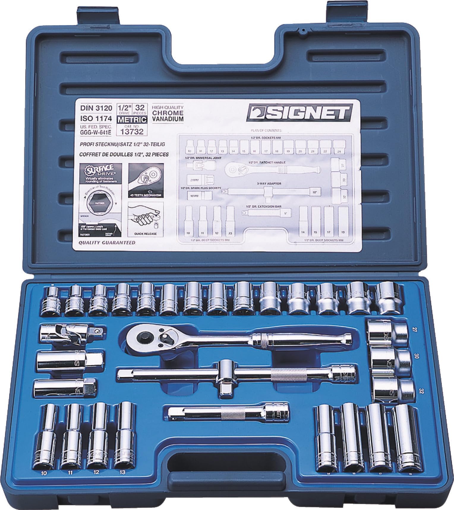 Amazon.co.jp: SIGNET(シグネット) 1/2ドライブ 32PC MM