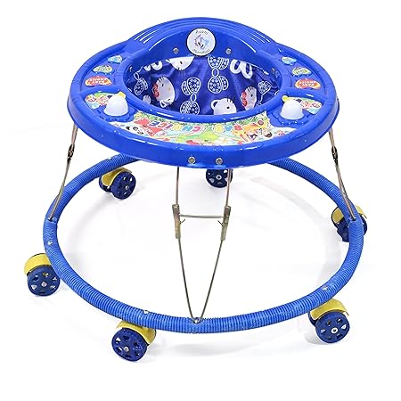 AVANI METROBUZZ Baby Activity Walker Foldable with Chu-Chu Toy-Bar (Blue)