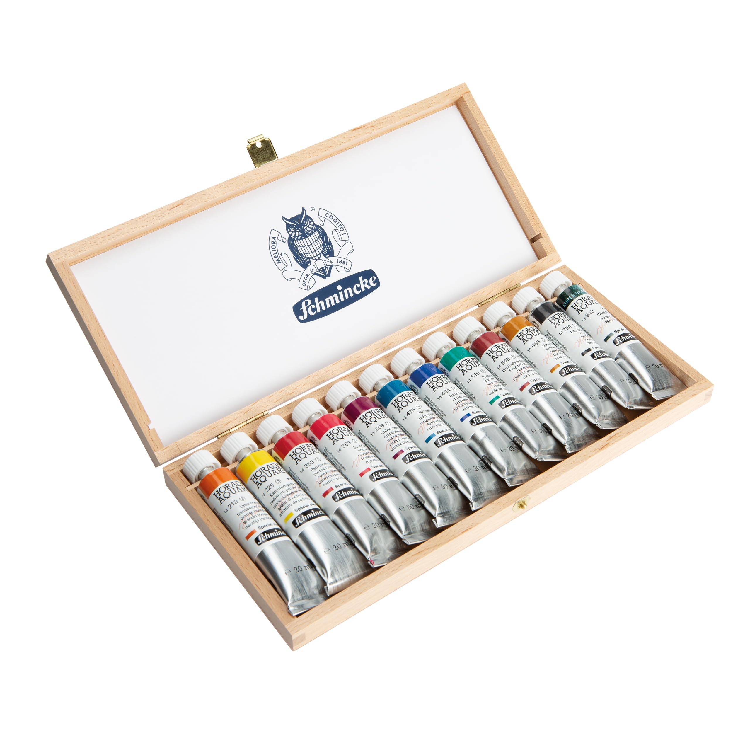 Schmincke Zestaw akwareli Horadam Aquarell - 12 kolorów x 20 ml