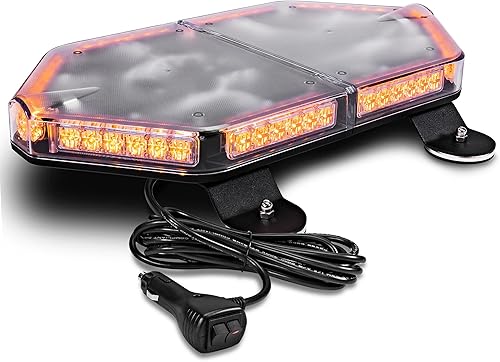 LAMPHUS - Luz estroboscópica NanoFlare NFMB40 de emergencia (LED, 40 W), color azul, Ambar