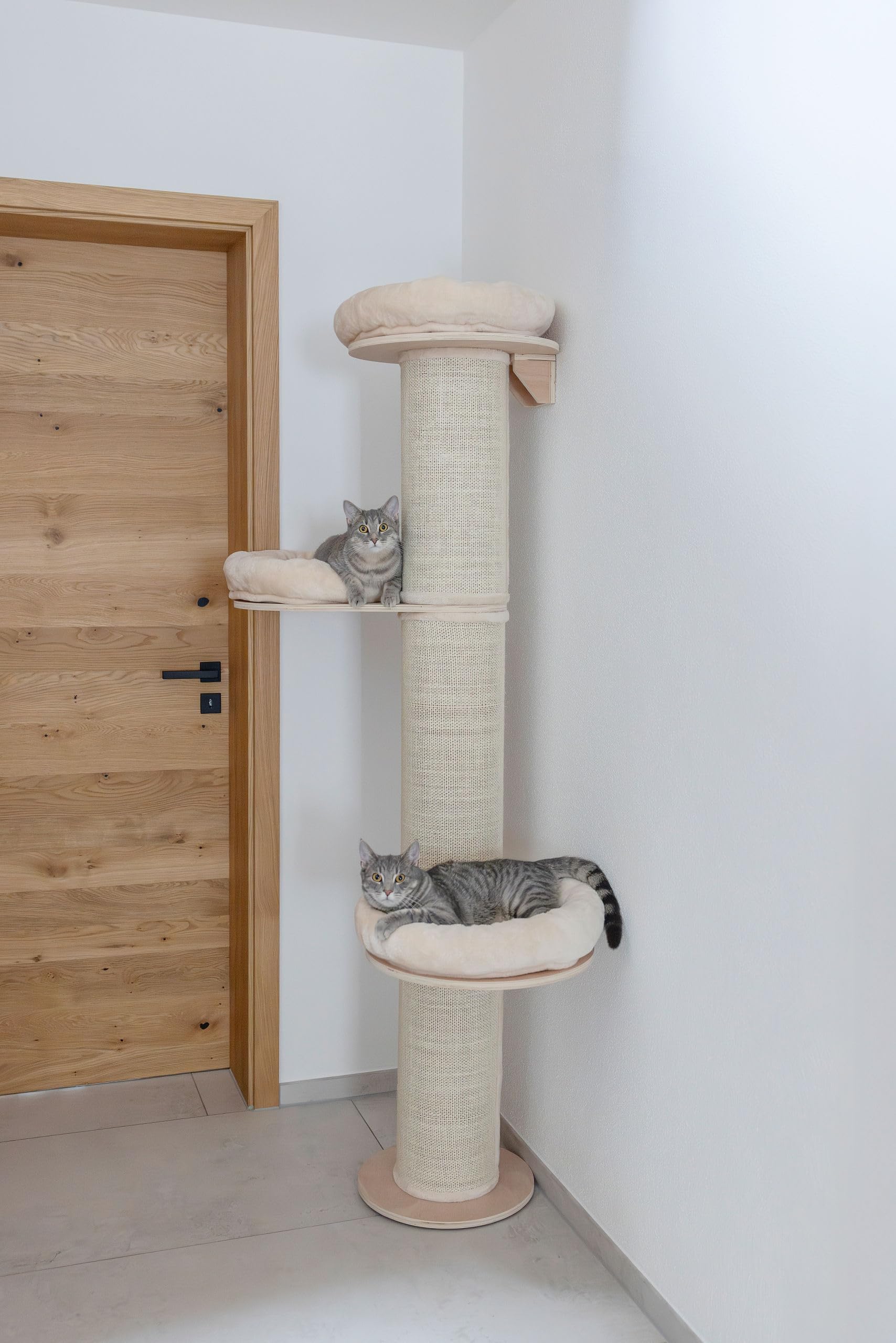 Kerbl Pet Árbol para Gatos Dolomit Tower, Ø38cm, Altura 187cm, Beige
