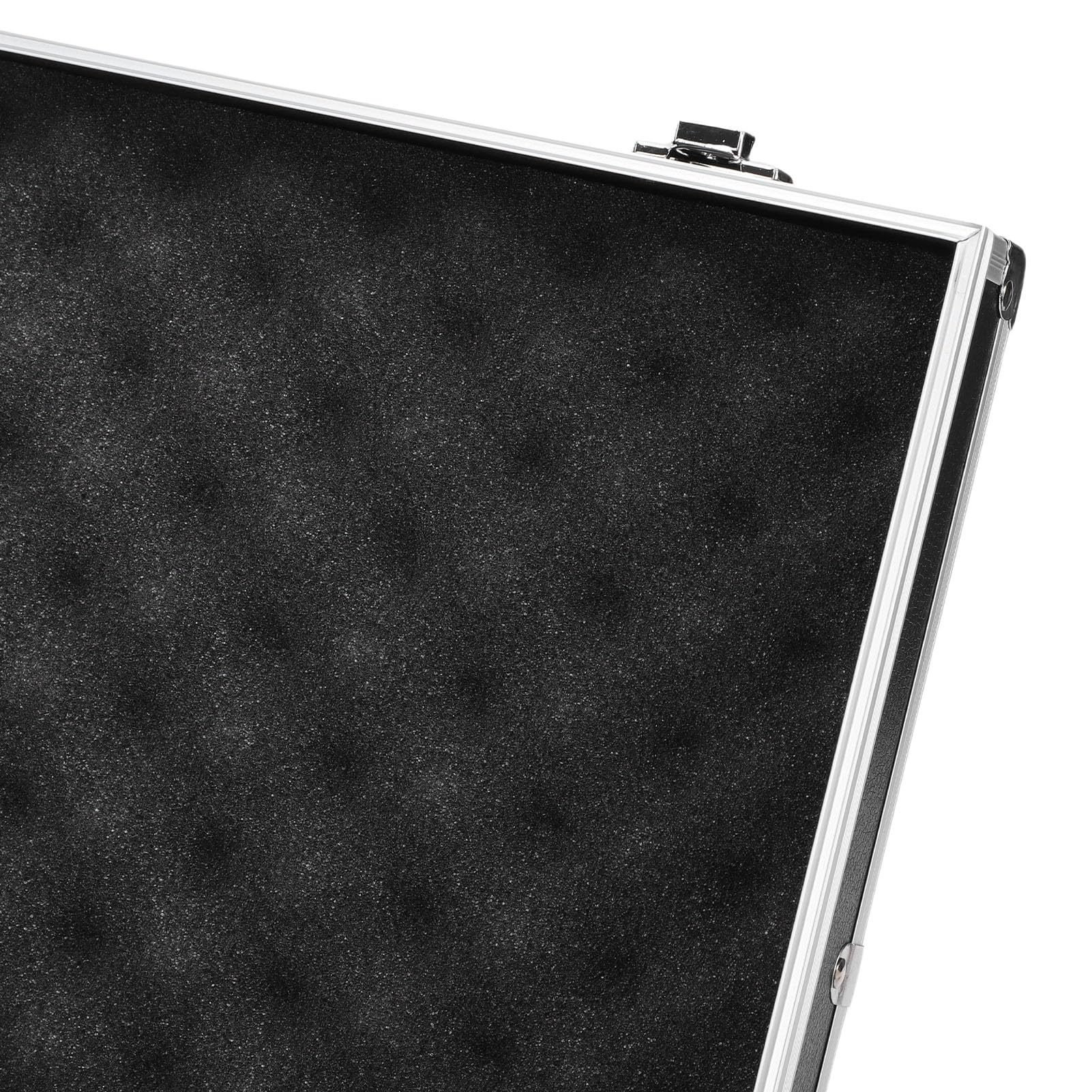 ciciglow Custodia per Microfono Wireless Custodia Rigida in Alluminio Antiurto per 4 Microfoni, Ricevitori e Trasmettitori, Supporto Impermeabile Alla Polvere per Musicisti e Artisti