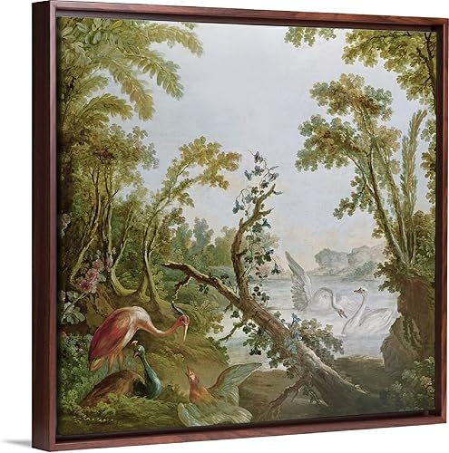 SYSMYXGS Pintura por números para adultos, kits de pintura en lienzo al óleo para bricolaje, regalos de decoración del hogar, lago con cisnes, un