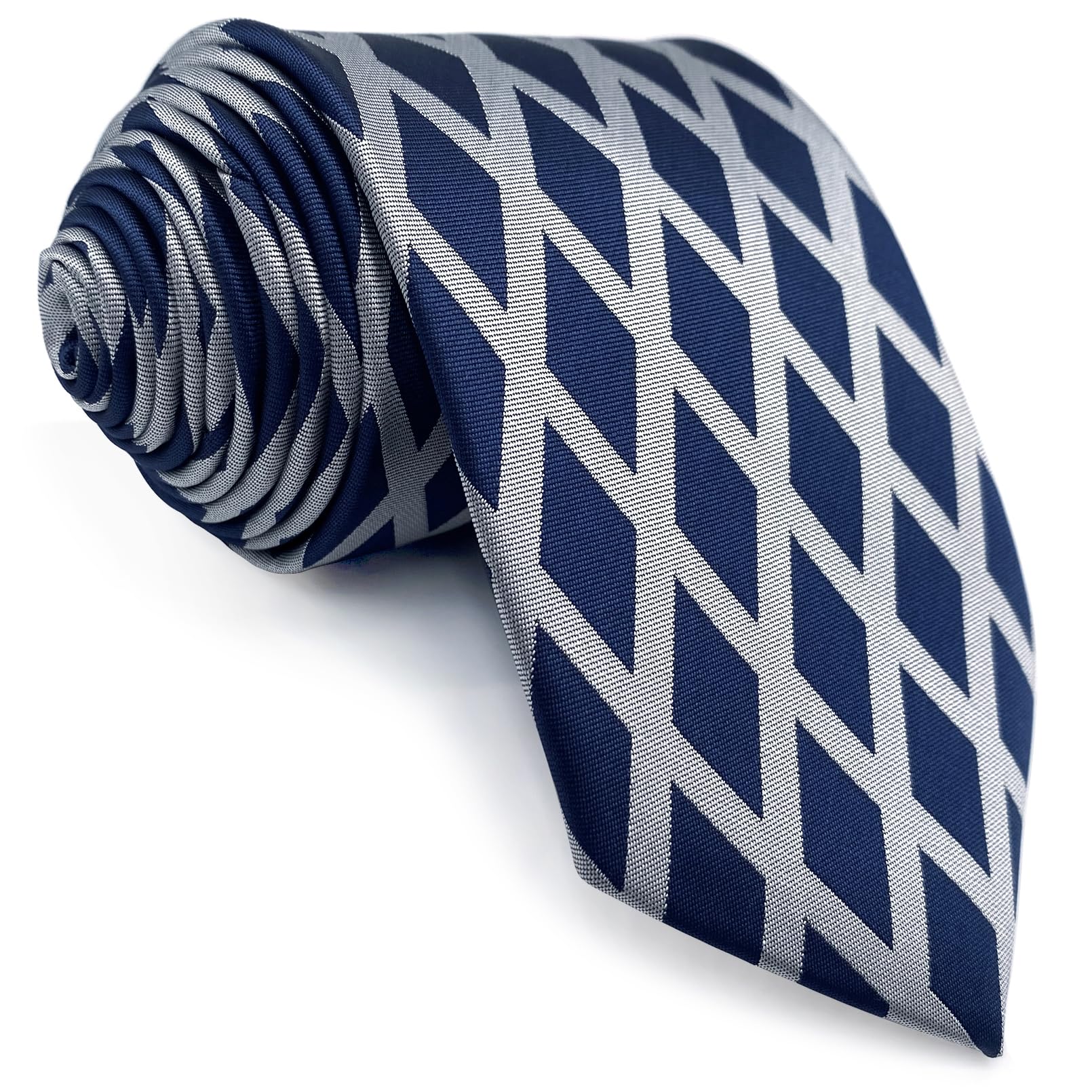 steel blue mens tie