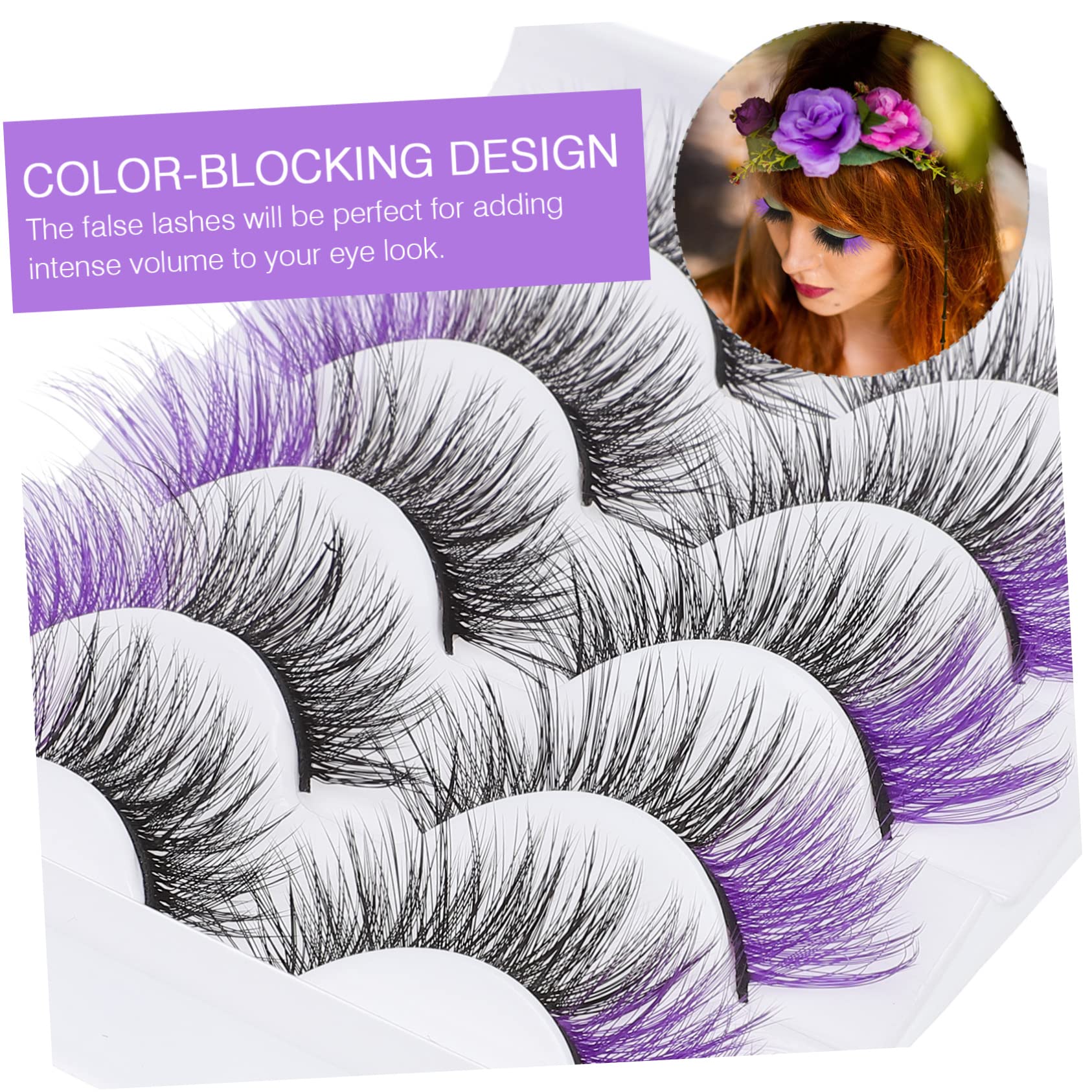 MAGICLULU 5 Set Di Ciglia Finte Set Di Extension Per Ciglia Con Scatola Aspetto Naturale Comode Da Indossare Ciglia Finte Riutilizzabili 5 Paia*5